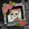 Woodware Woodware Clear Stamps Skull & Roses | Set of 5
