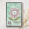 Woodware Woodware Clear Stamps Petal Doodles Pretty Place | Set of 6