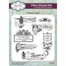 Taylor Made Journals Creative Expressions Taylor Made Journals Clear Stamp Set French Ads 1 | Set of 7