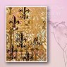 Taylor Made Journals Creative Expressions Stencil by Taylor Made Journals Fleur-de-lis Trellis | 6 x 6 inch