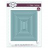 Sue Wilson Craft Dies Noble Collection Double Pierced Rectangles Set B | Set of 10