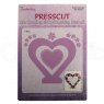 Presscut Presscut Heart Swing Card Die | Set of 5