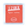 Aladine Izink Pigment Ink Pad Fluorescent Orange | 5cm x 5cm